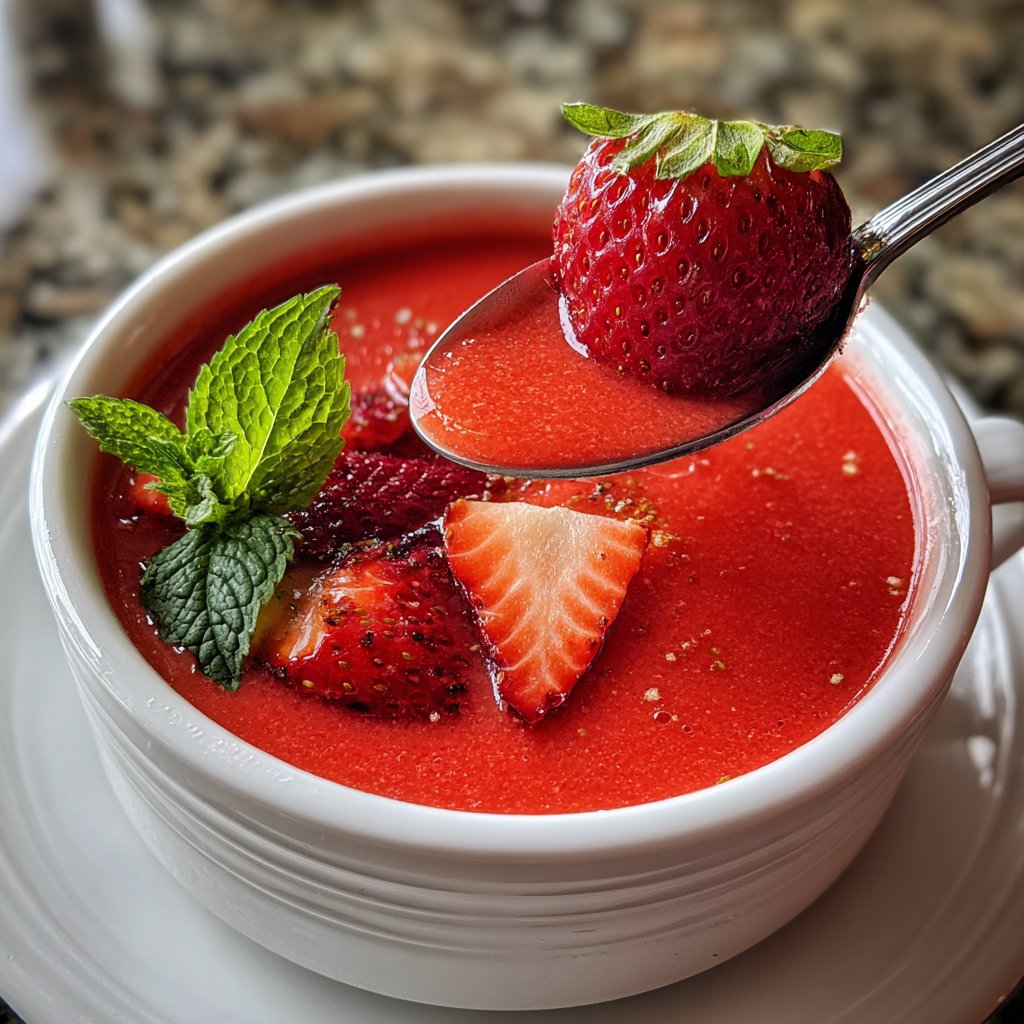 Chilled Strawberry Soup