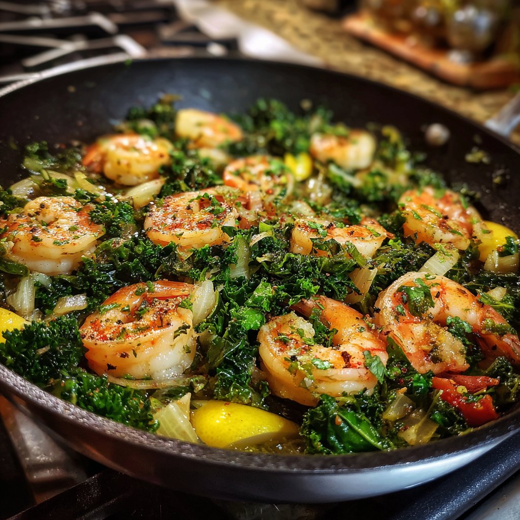 Shrimp and Kale One-Pot Meal