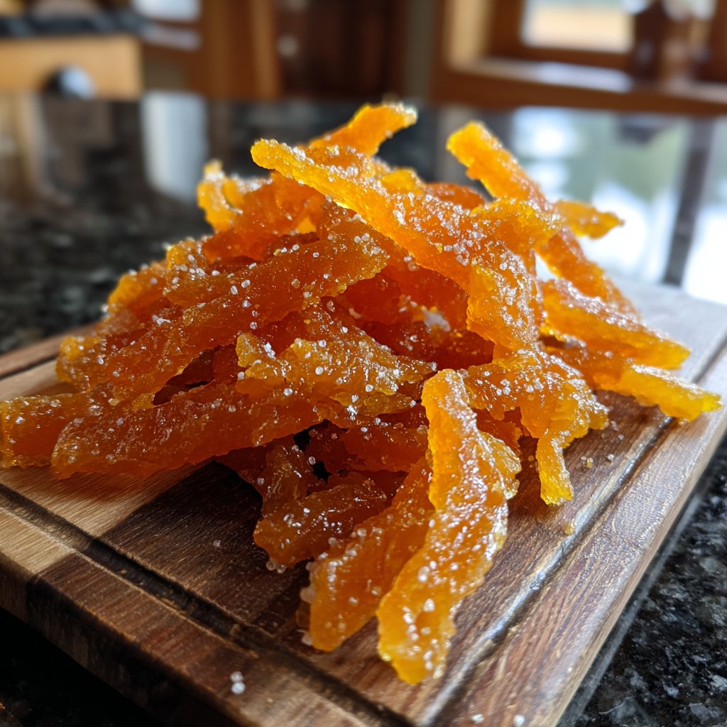 Candied Orange Peel Bites