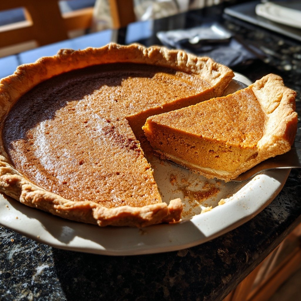Festive Spiced Pumpkin Pie