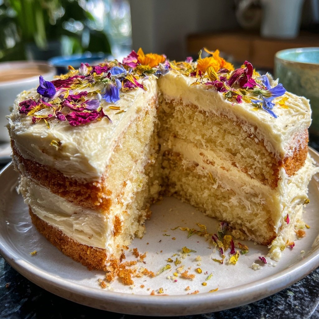 Dessert Vanilla Sponge Cake